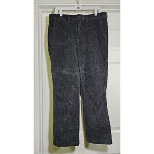 L.L. Bean Men's Corduroy Pants Standard Fit #508109 Olive Drab Green 35x29
